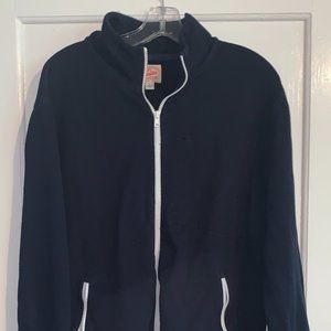 J Crew Men's Zip Sweatshirt - Large - Blue